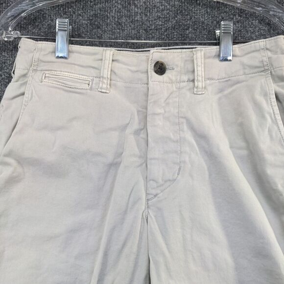 American Eagle Men's Classic Next Level Flex Chino Shorts Gray 28 Cotton Blend - Picture 6 of 13